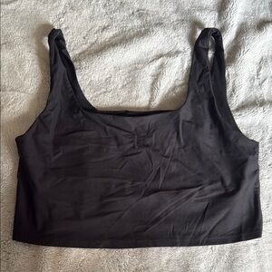 Fabletics Black Sports Bra/crop tank